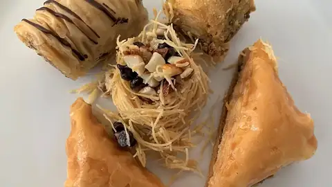 Baklava and kataifi